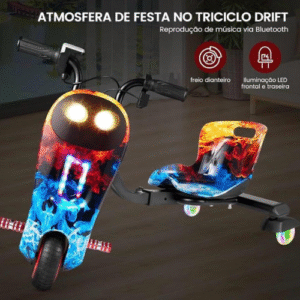Drift trike elétrico infantil