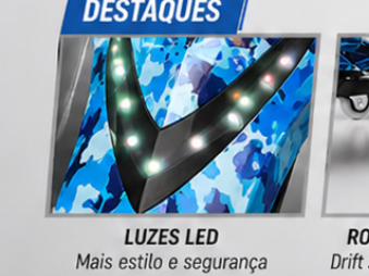 Drift grande azul