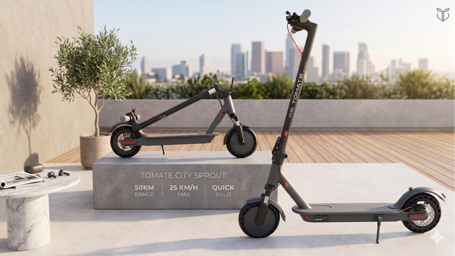 PATINETE TOMATE AUTOPROPELIDO 500W